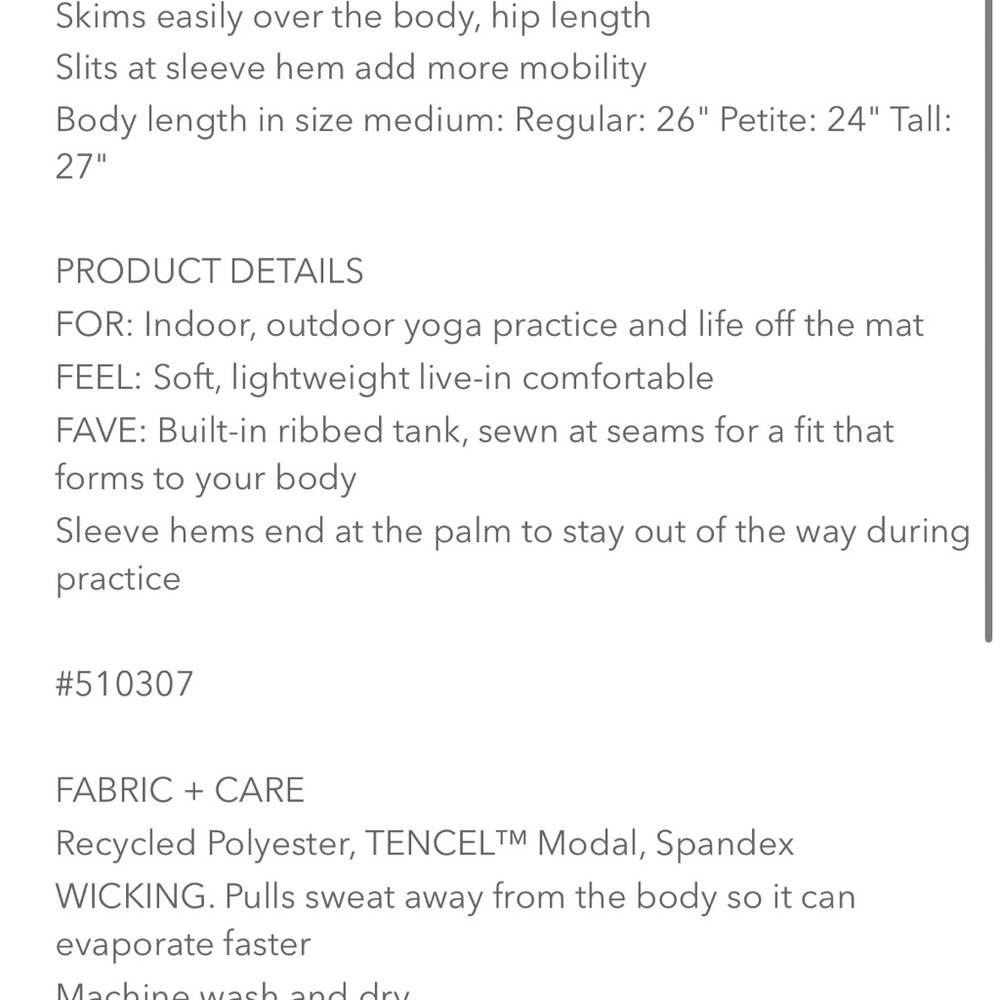 ATHLETA purple Essence Groove long sleeved top, S. - Picture 5 of 8